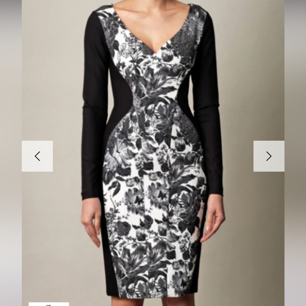 EUC STELLA MCCARTNEY Floral Bodycon Dress (Size M)